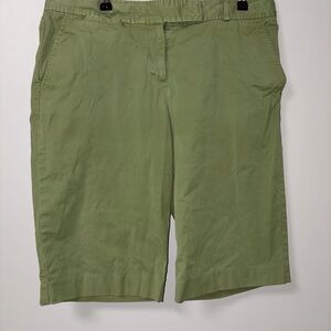 Talbots Light Green Bermuda Shorts